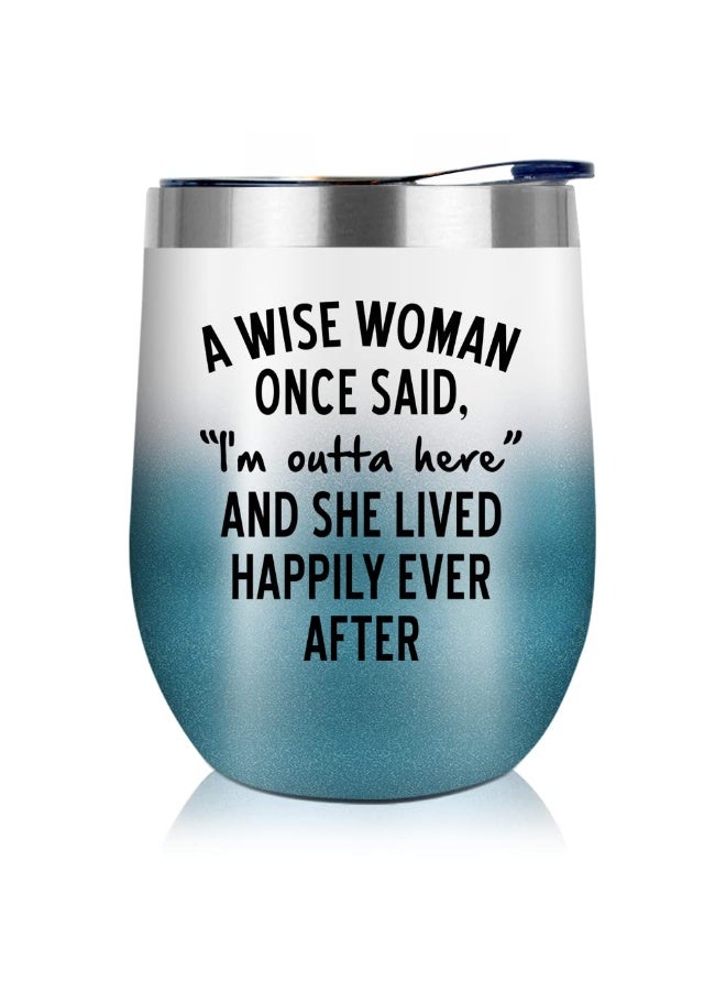 NewEleven Retirement Gifts For Women 2025 - Happy Retirement Gift - Coworker Leaving Gift, Farewell Gifts, Goodbye Presents For Coworkers, Friends - 12 Oz Tumbler - Image 1